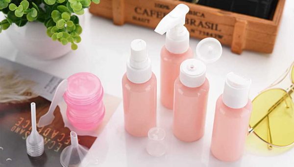 shampoo bottles